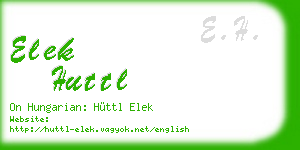 elek huttl business card